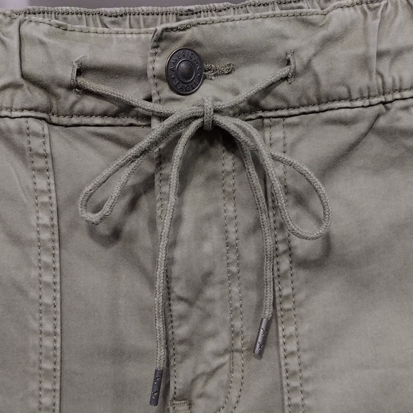 American Eagle Super Stretch Jogger Women's 4 Green High-Waisted Cargo Utility - Picture 5 of 11